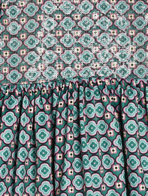 girls round neck long sleeves frock - 19946402 - Standard Image - 2