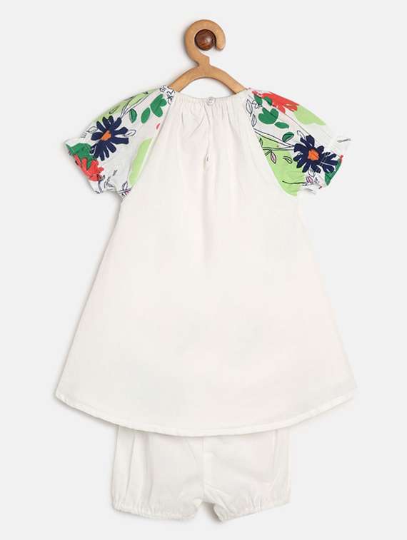 girls round neck short sleeves frock - 19946409 -  Standard Image - 2