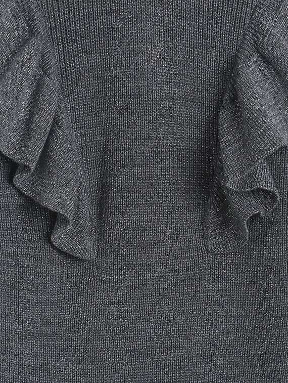 grey solid frock - 19946779 -  Standard Image - 2