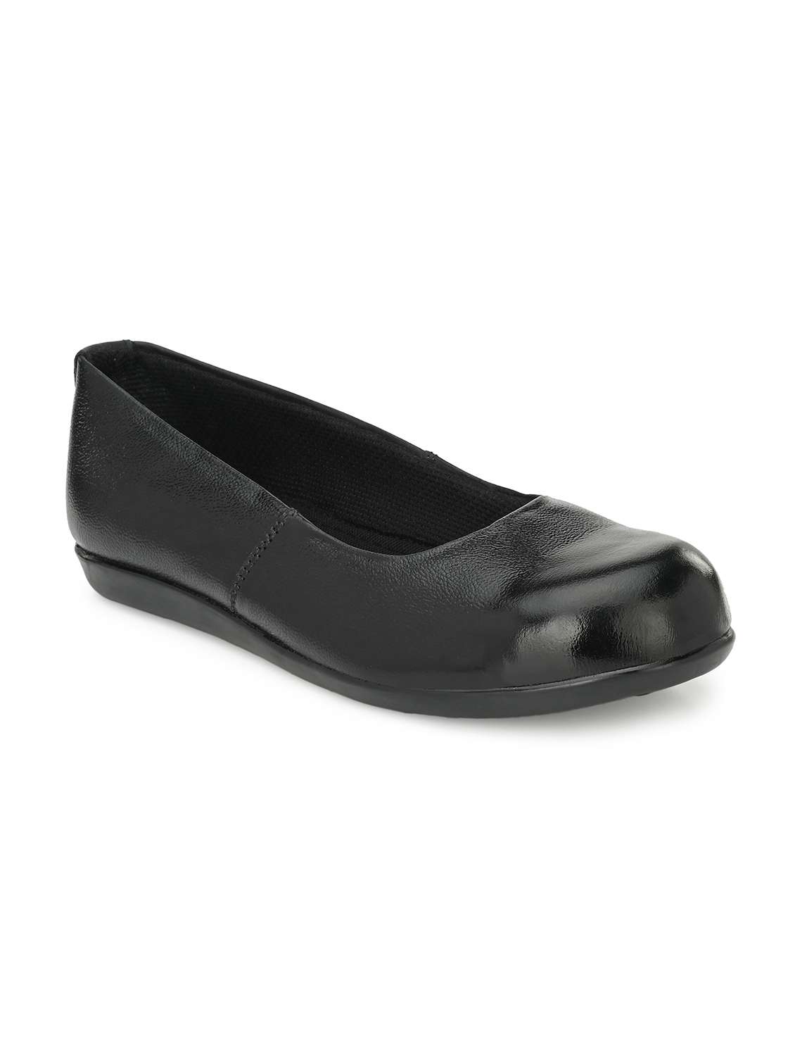 black leather slip on formal shoes - 19947001 - Zoom Image - 0