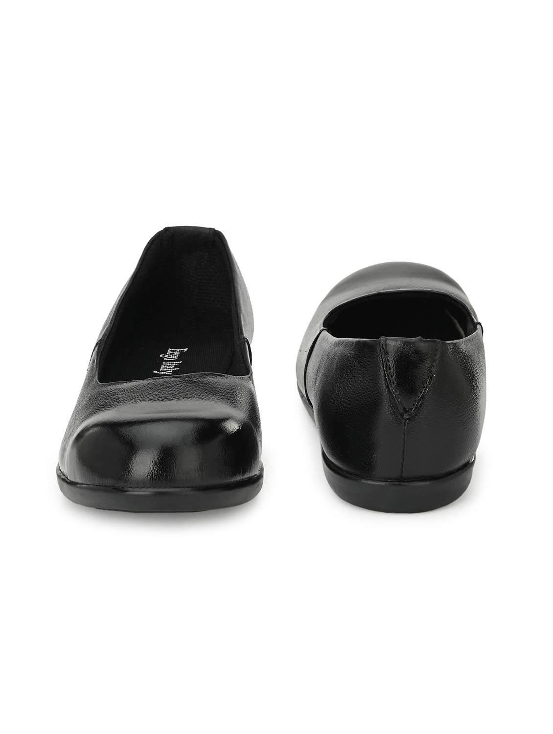 black leather slip on formal shoes - 19947001 - Standard Image - 2