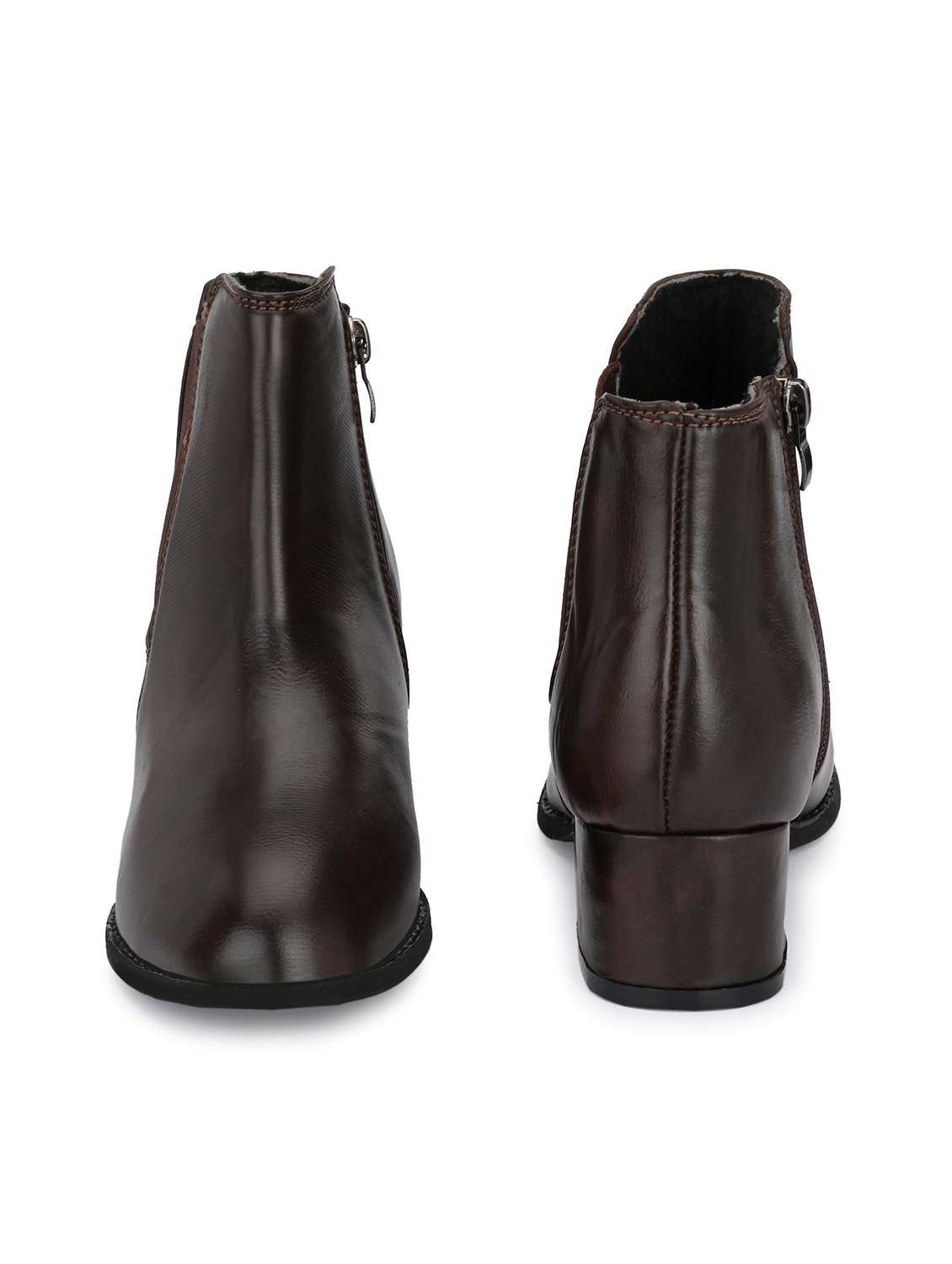 brown synthetic hightops boots - 19947016 -  Standard Image - 2