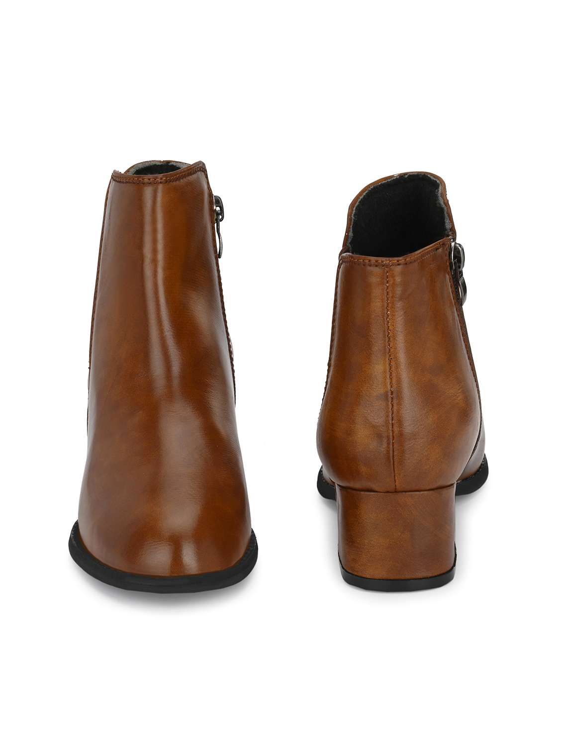 tan synthetic hightops boots - 19947017 -  Standard Image - 2