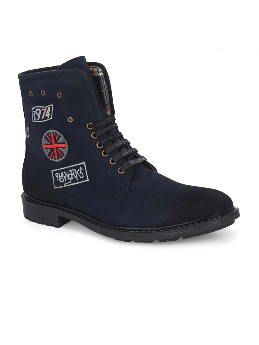 blue synthetic high tops boots - 19947360 - Zoom Image - 0