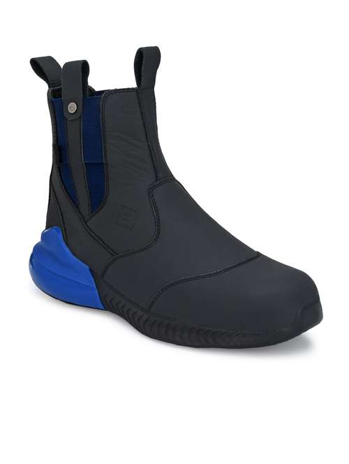 black slip on high ankle boot - 19947436 -  Standard Image - 0