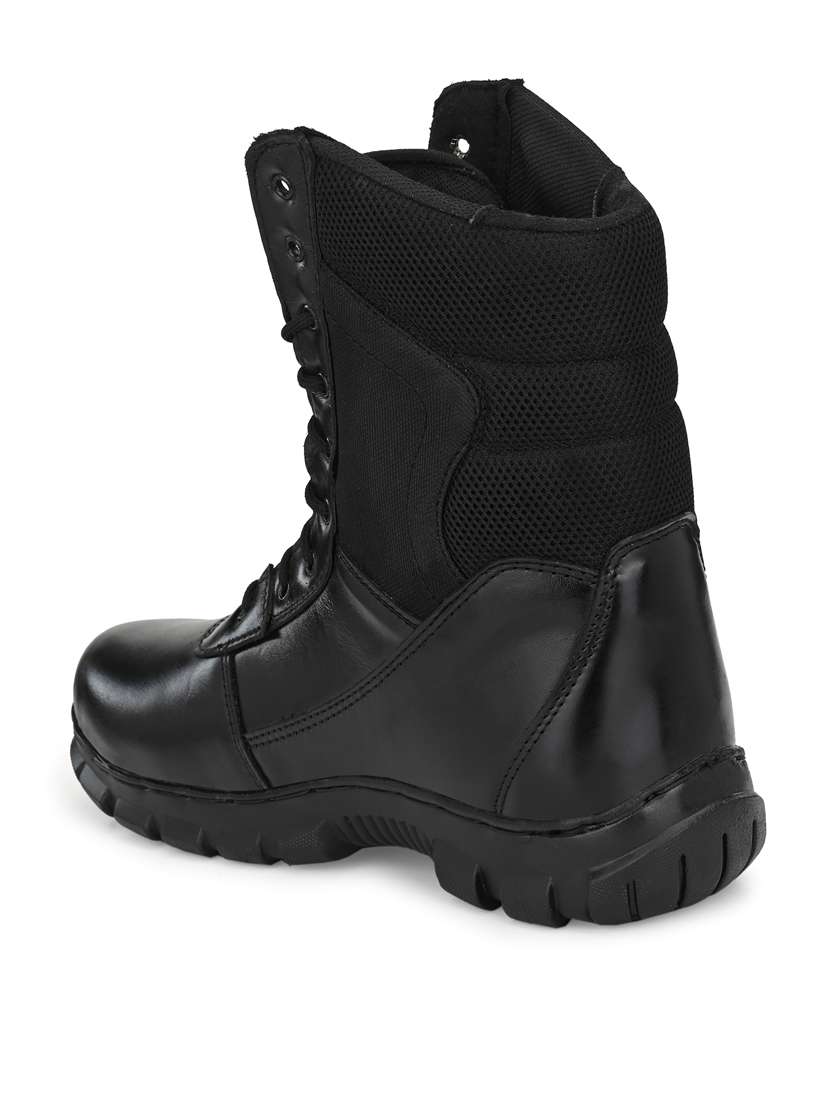 black lace up high ankle boot - 19947480 -  Standard Image - 2