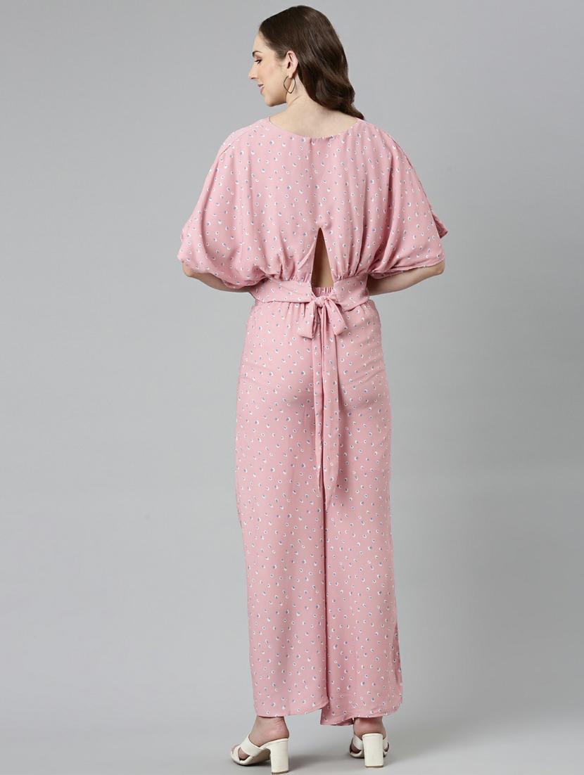pink printed top and palazzos set - 19947671 - Standard Image - 2