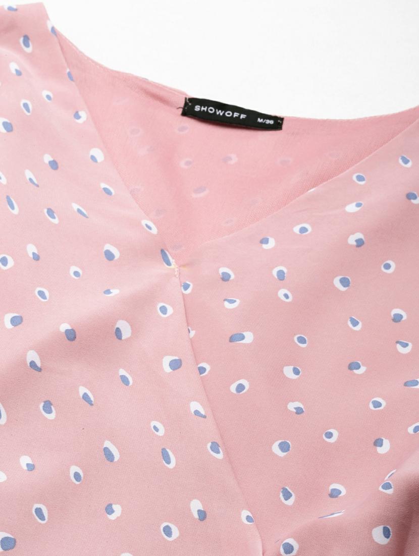 pink printed top and palazzos set - 19947671 - Standard Image - 7