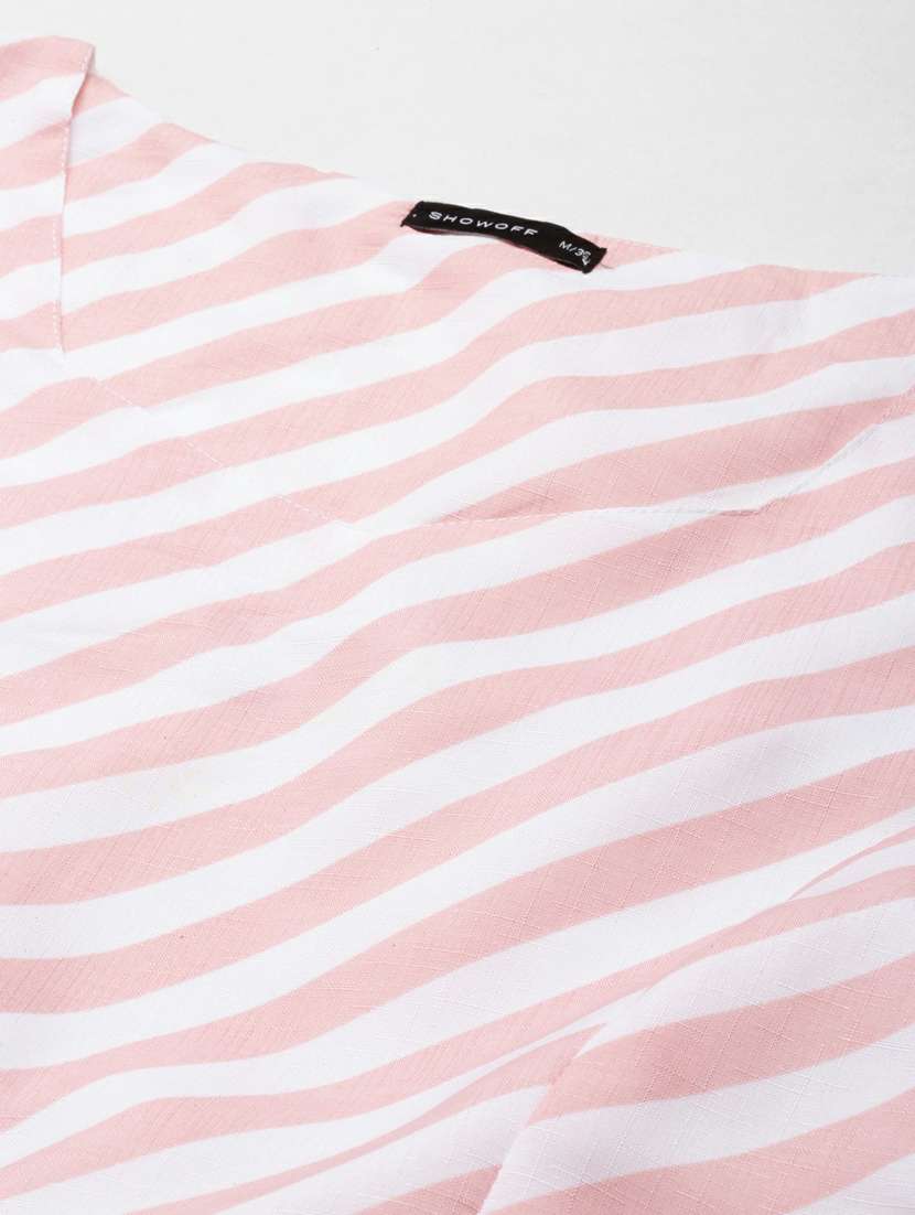 pink striped top and palazzos set  - 19947684 -  Standard Image - 7