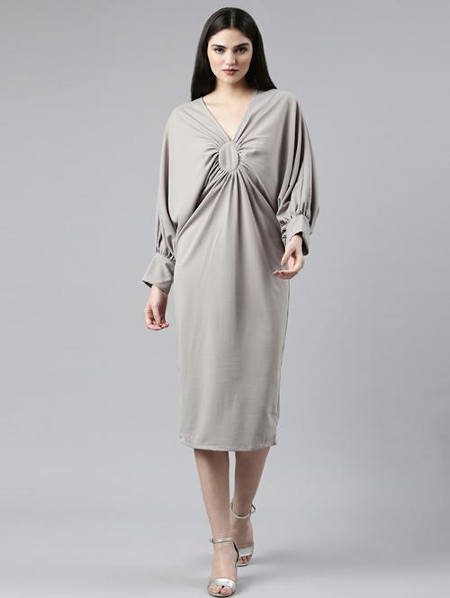 women's solid dress - 19947717 - Standard Image - 0