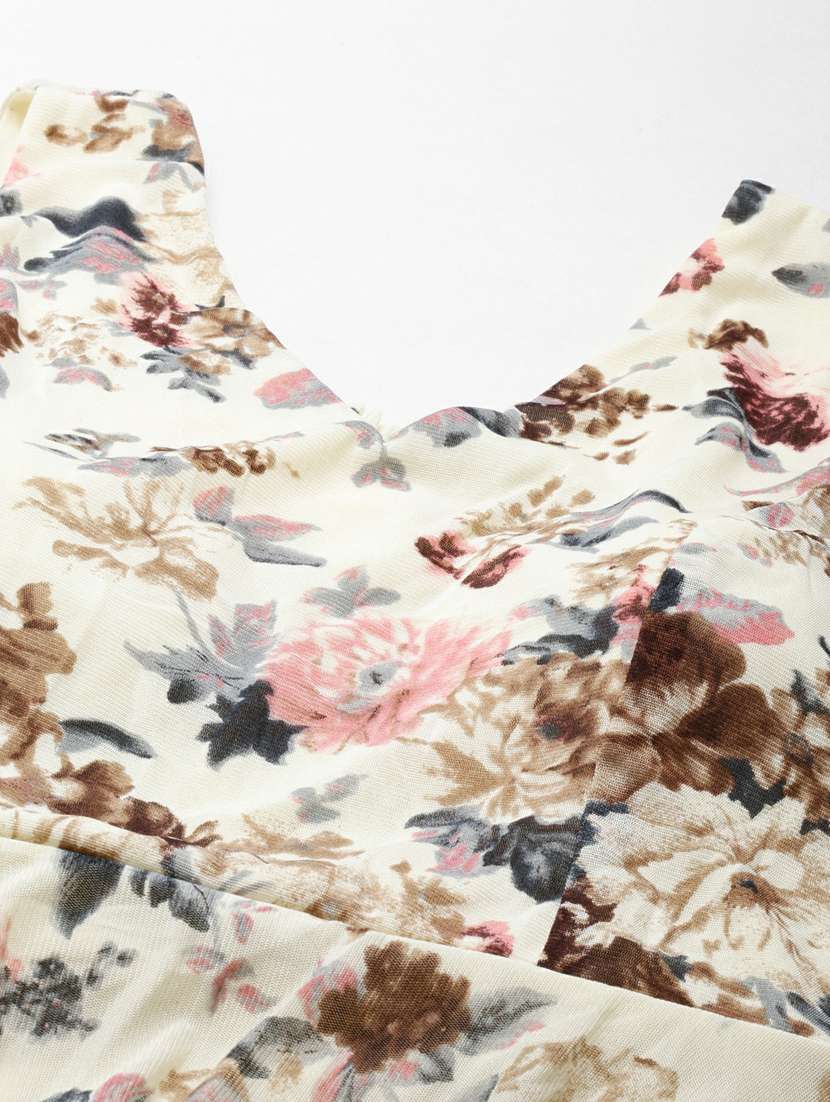 Women's Fit & Flare Floral Dress