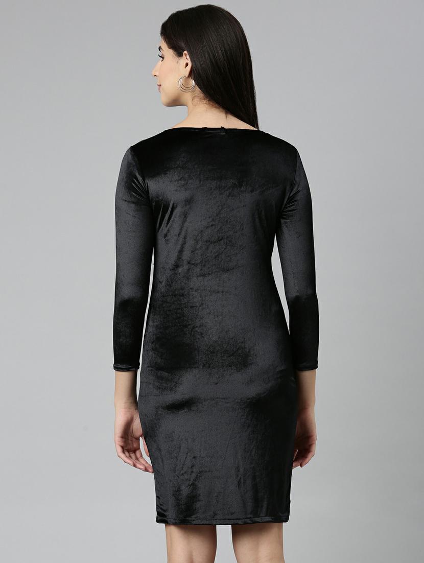 women's bodycon solid dress - 19947742 - Standard Image - 2