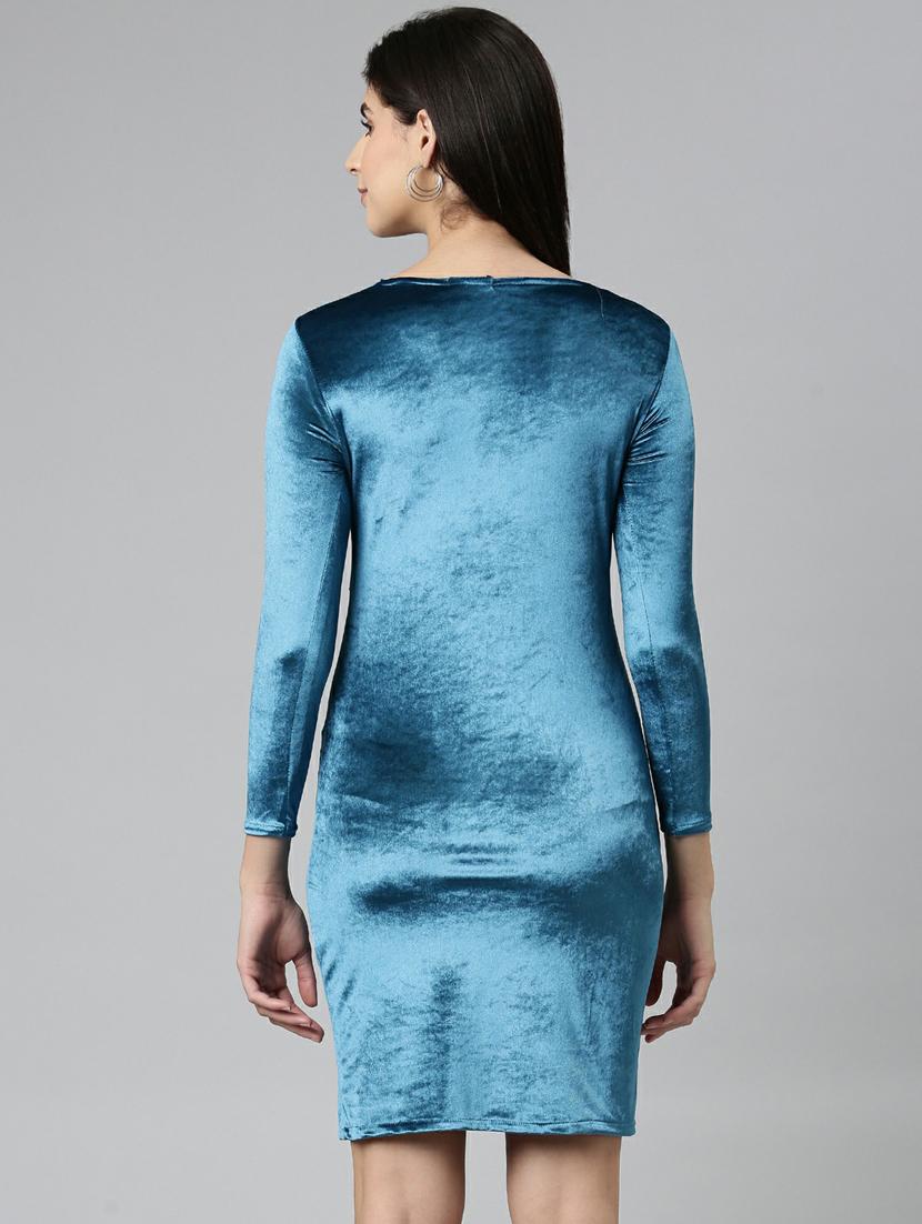 women's bodycon solid dress - 19947743 - Standard Image - 2