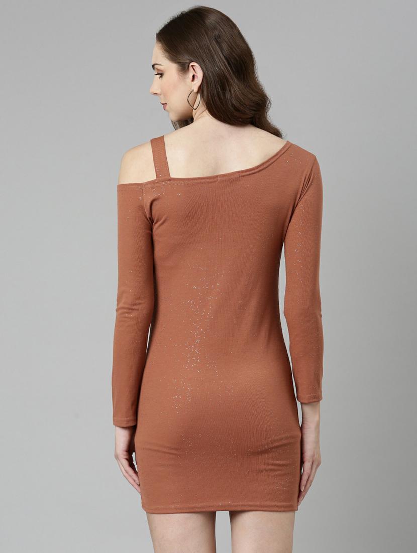 women's bodycon self design dress - 19947798 - Standard Image - 2