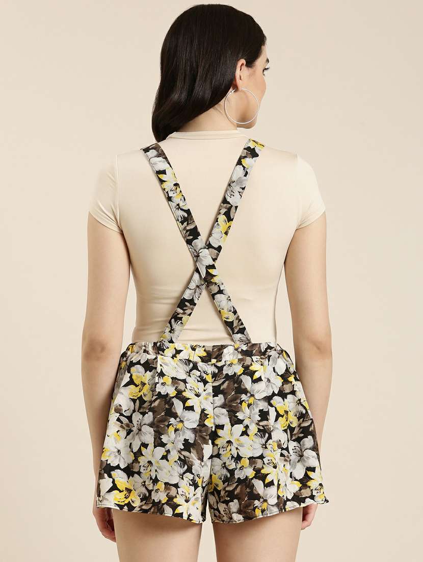 multi colored floral print dungaree  - 19947806 -  Standard Image - 2