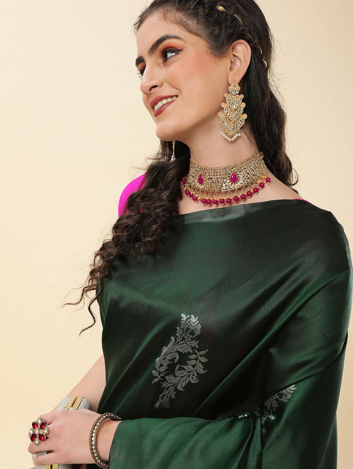 self designed banarasi saree with blouse - 19947903 - Standard Image - 2