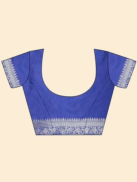 self designed banarasi saree with blouse - 19947908 - Standard Image - 2