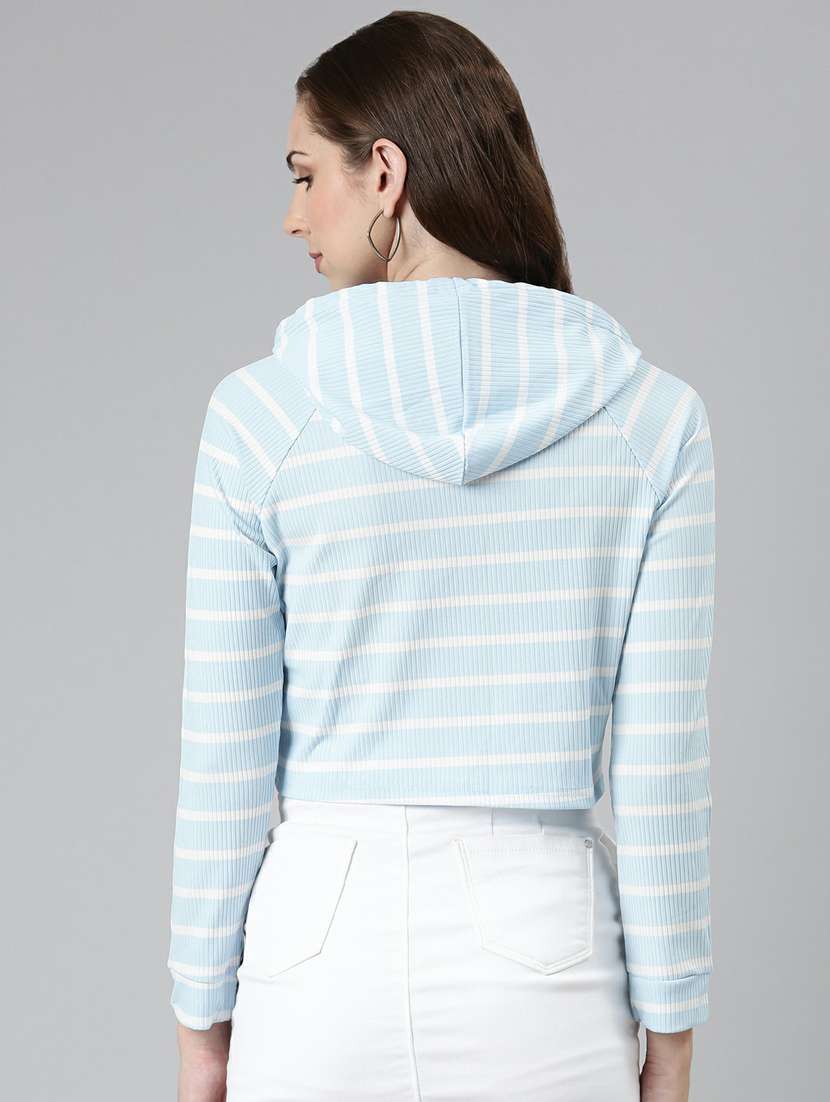women's striped sweatshirt - 19948289 - Standard Image - 2