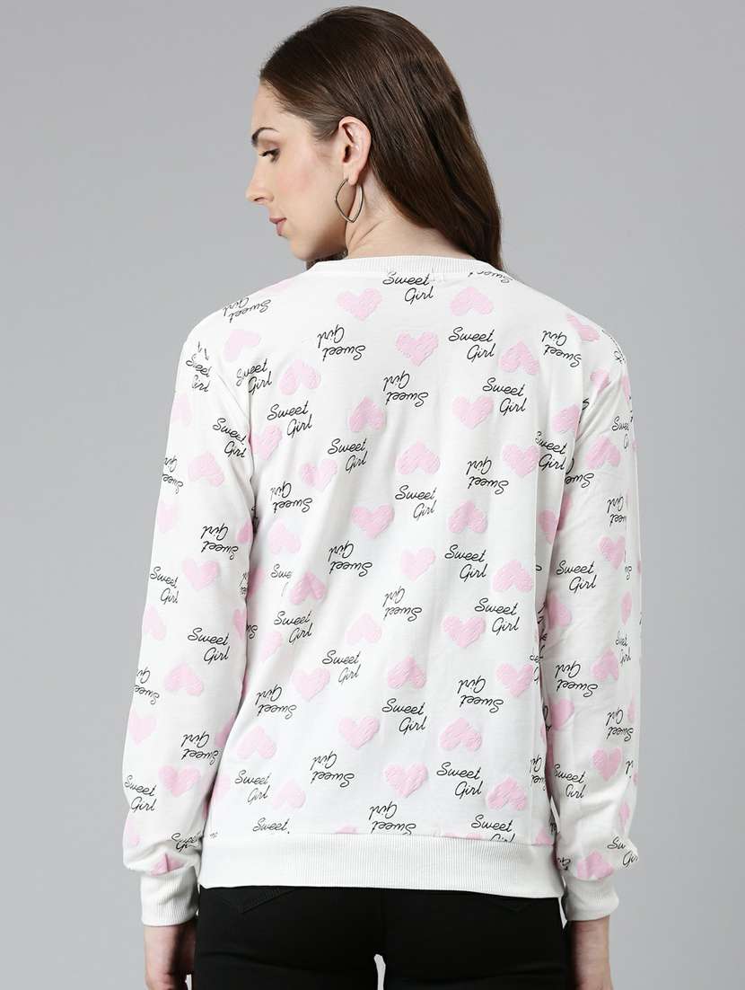 women's all over print sweatshirt - 19948295 - Standard Image - 2