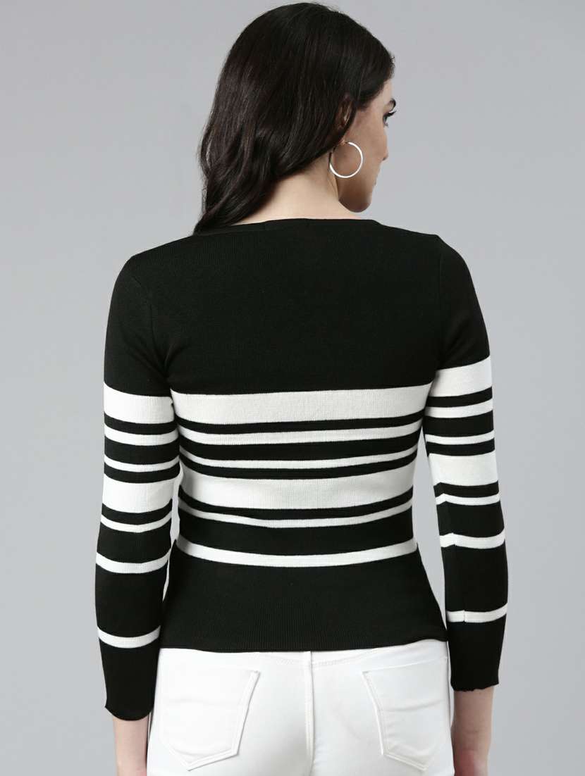 women's straight round neck top - 19948331 -  Standard Image - 2