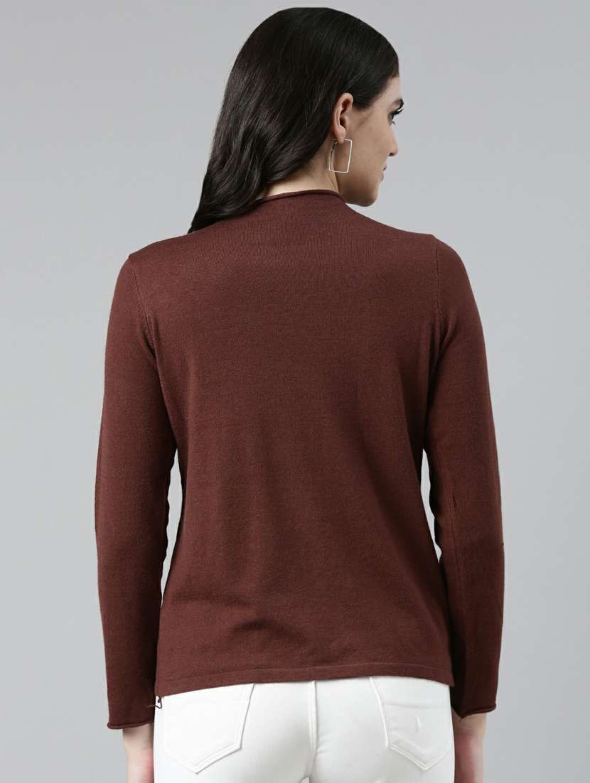 women's straight high neck top - 19948345 -  Standard Image - 2