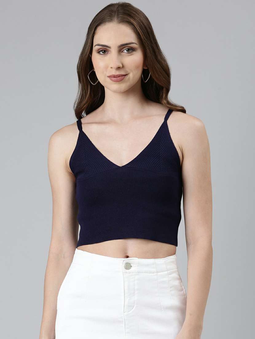 blue acrylic tank  top - 19948351 -  Zoom Image - 0