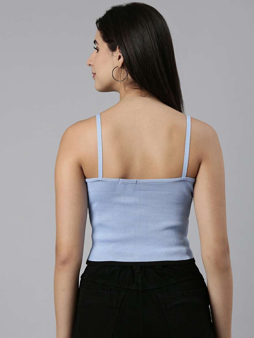blue acrylic tank top - 19948353 - Standard Image - 2