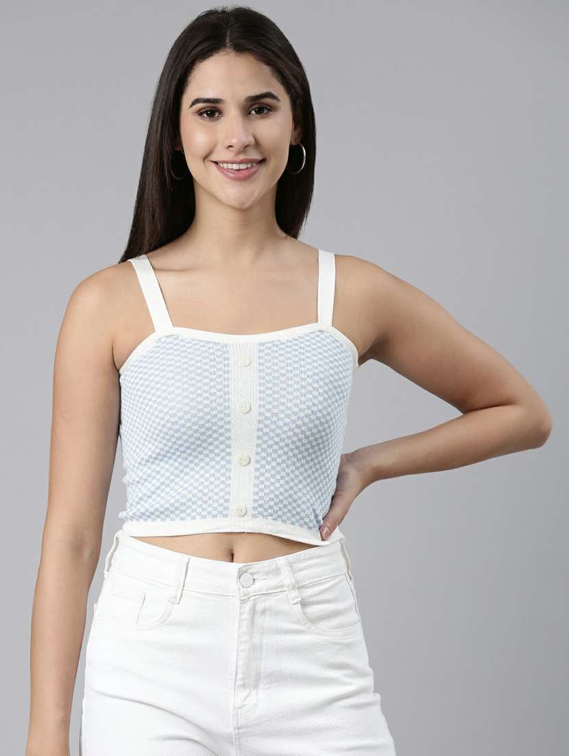 blue acrylic tank top - 19948362 - Zoom Image - 0