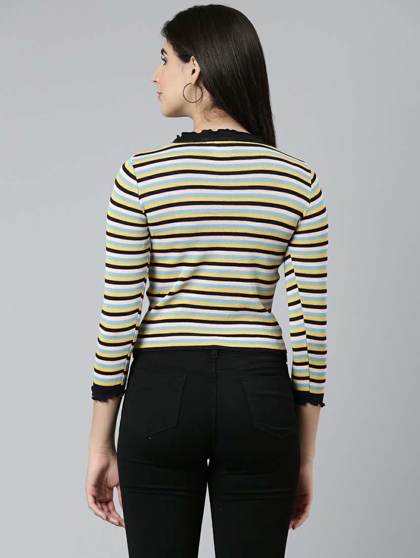 women's straight round neck top - 19948426 -  Standard Image - 2