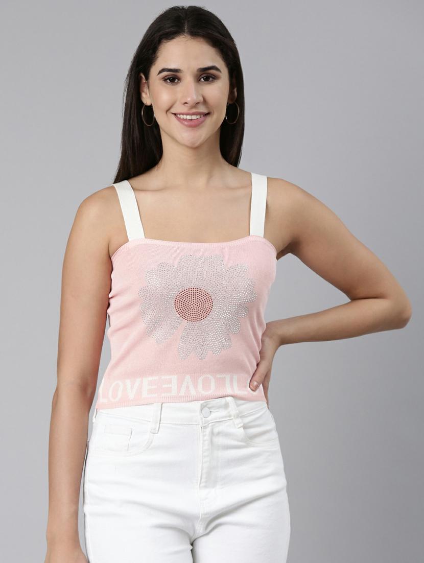 pink acrylic tank top - 19948478 - Zoom Image - 0