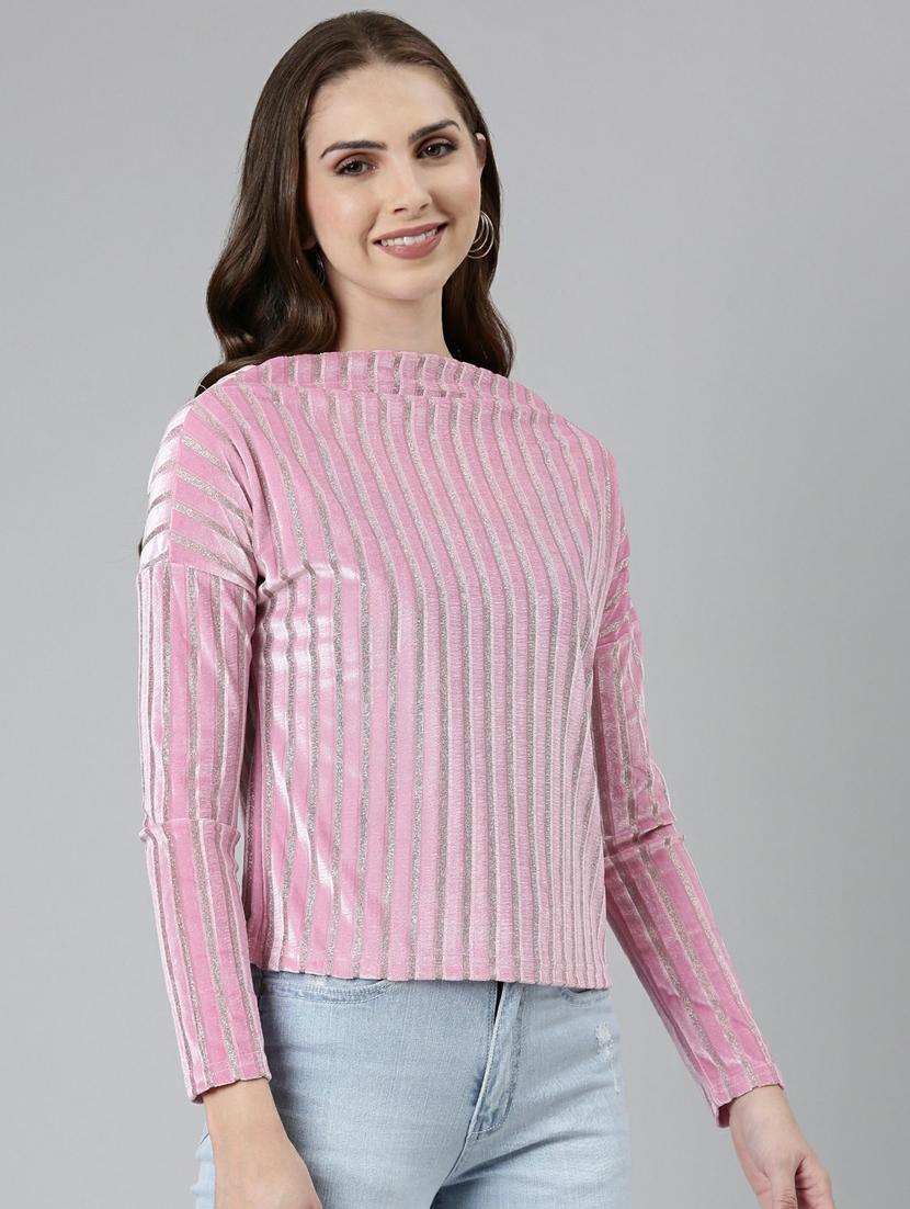 women's crop boat neck top - 19948580 - Standard Image - 2