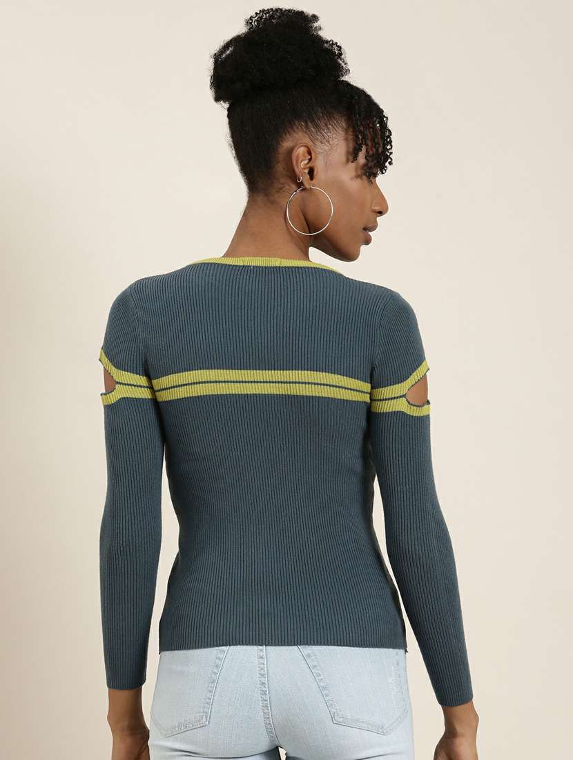 women's straight round neck top - 19948615 -  Standard Image - 2