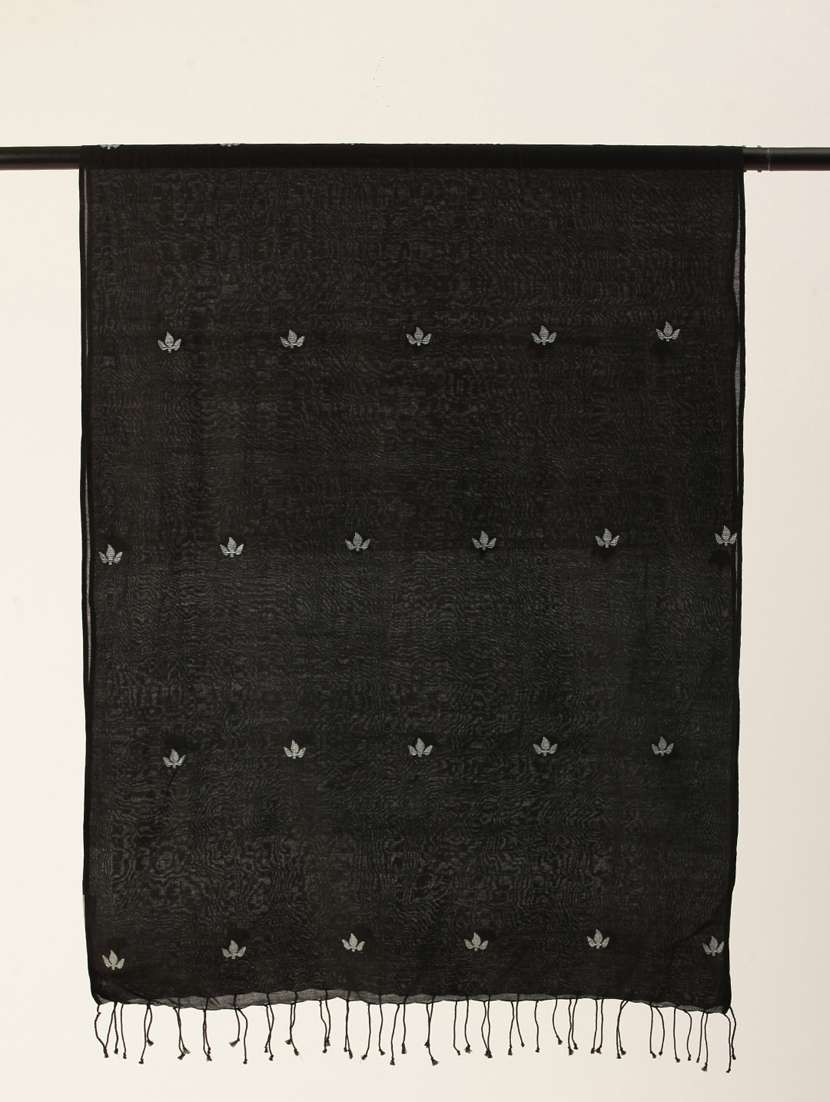 black cotton scarf - 19949087 - Standard Image - 2
