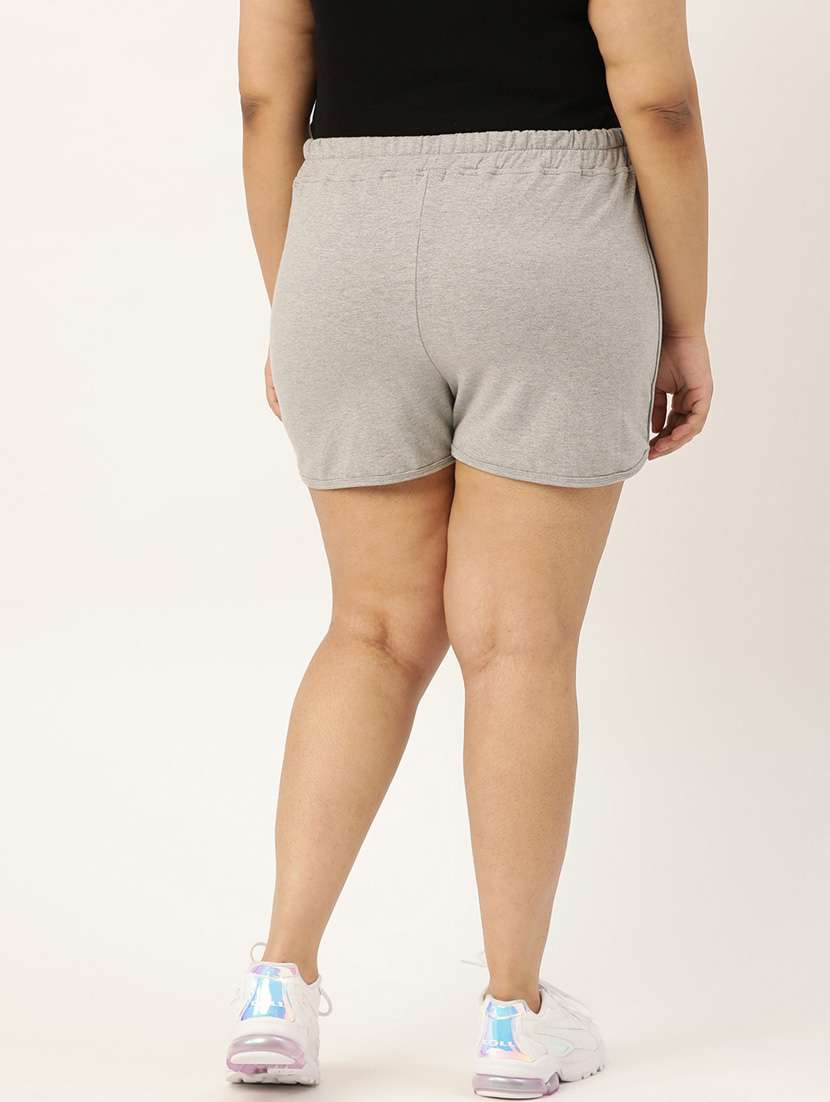mid rise solid plus shorts - 19950622 -  Standard Image - 2