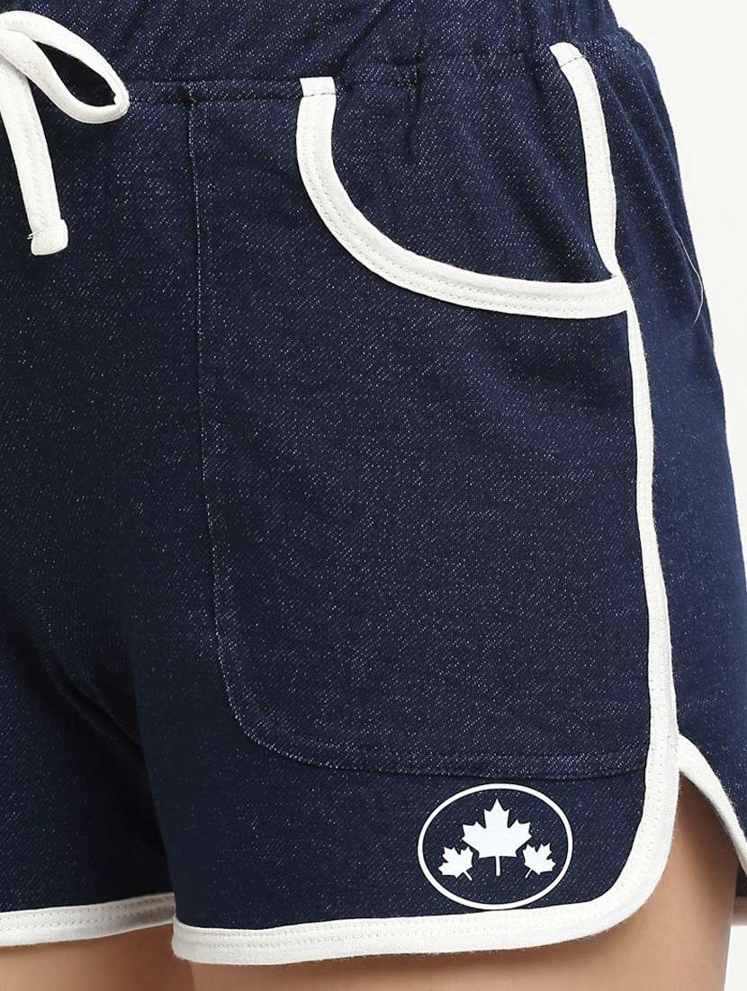 mid rise solid regular shorts - 19950697 -  Standard Image - 2