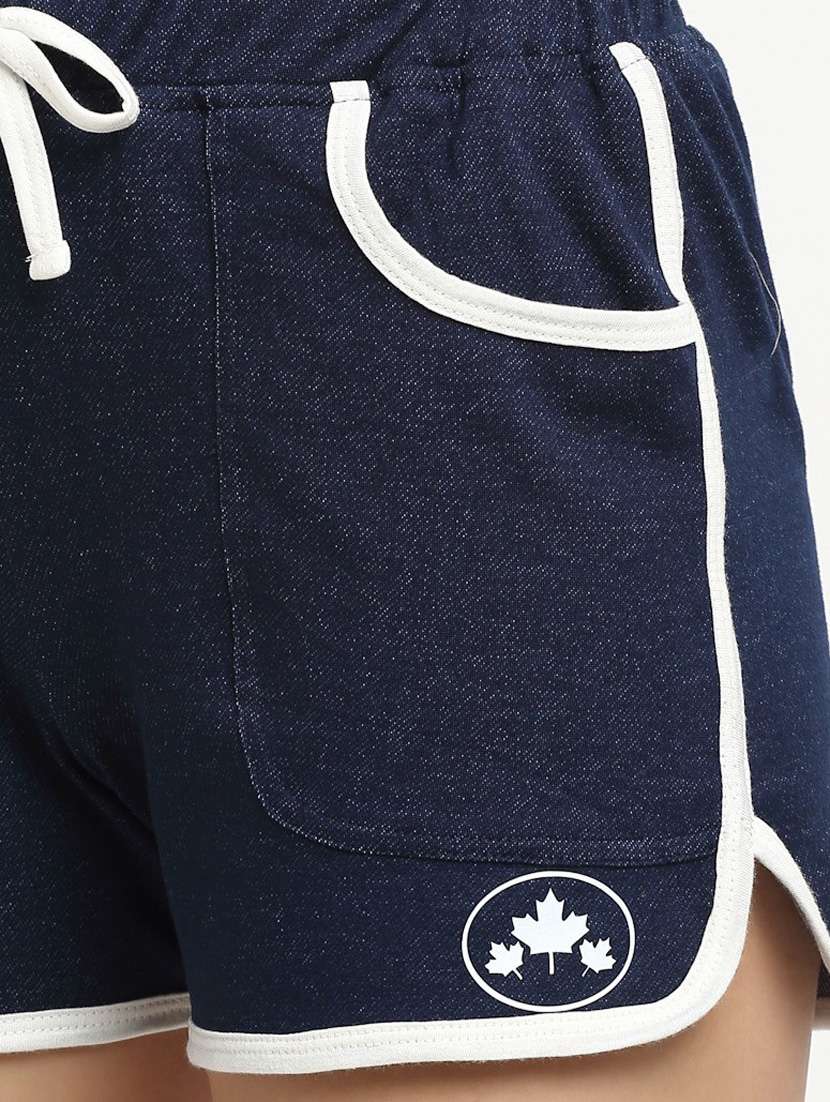 mid rise solid regular shorts - 19950698 -  Standard Image - 2