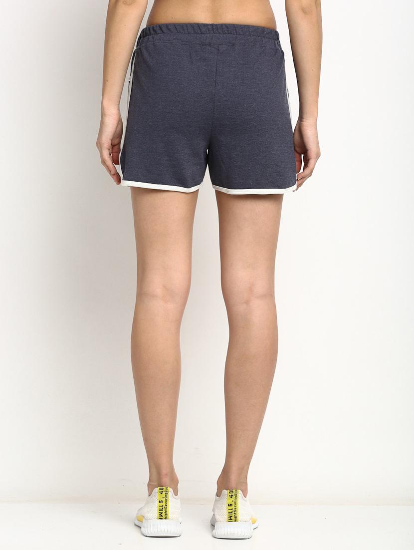mid rise solid regular shorts - 19950702 - Standard Image - 2