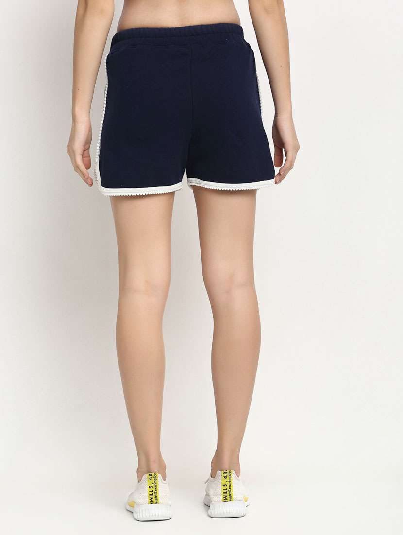 mid rise solid regular shorts - 19950704 -  Standard Image - 2