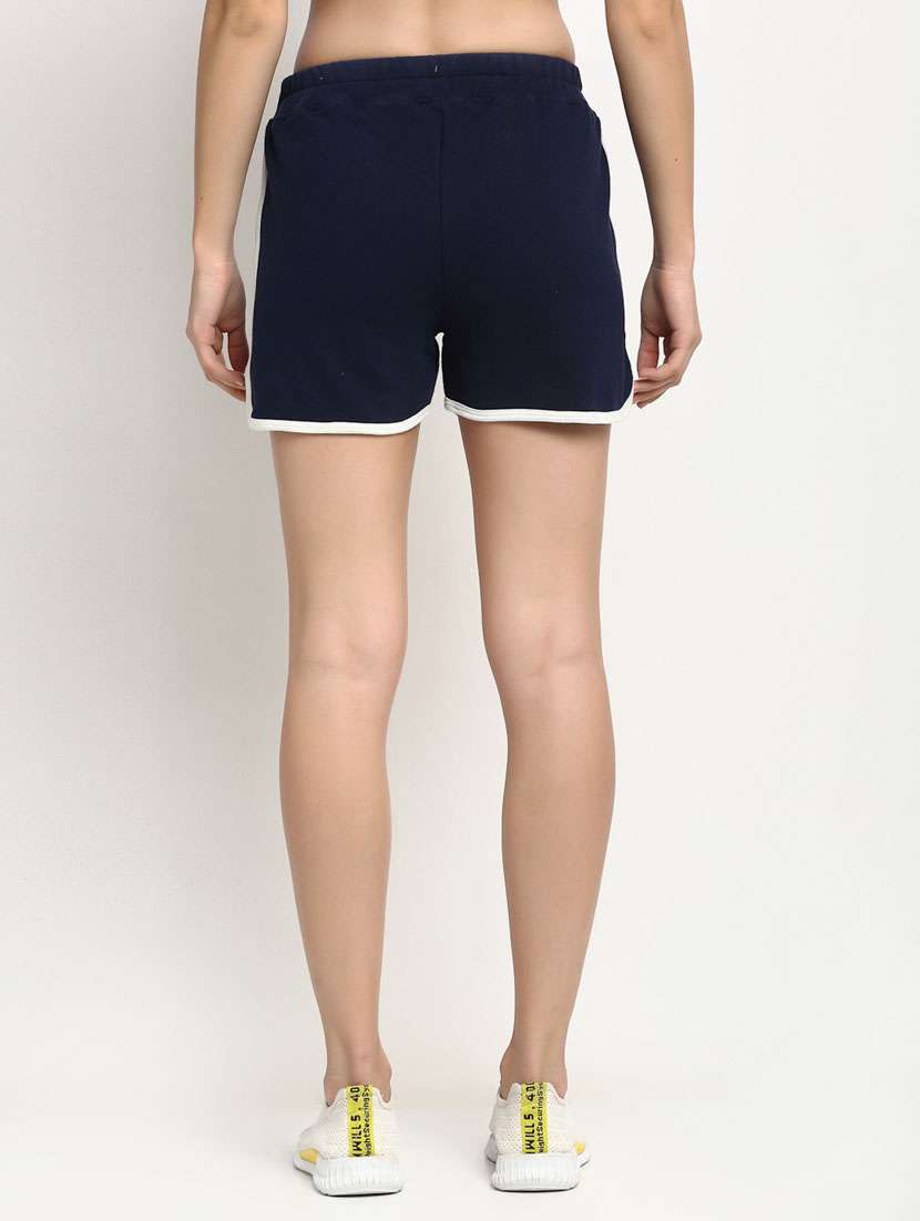 mid rise solid sports shorts - 19950706 -  Standard Image - 2