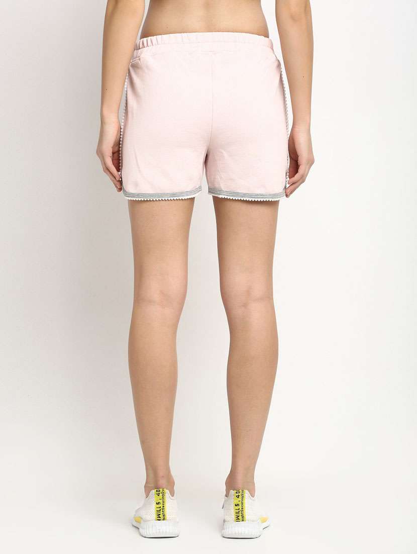 mid rise solid regular shorts - 19950707 -  Standard Image - 2