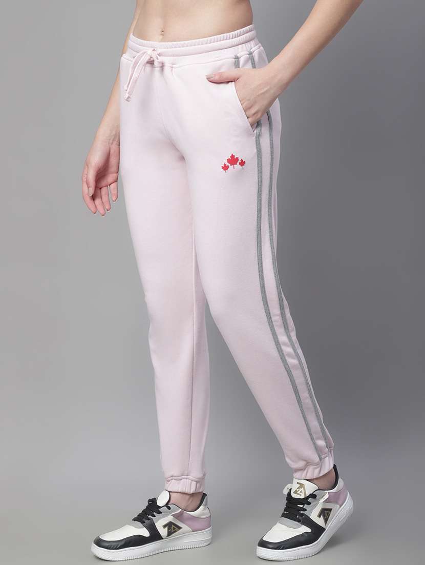 pink cotton blend track pants - 19950735 -  Standard Image - 2