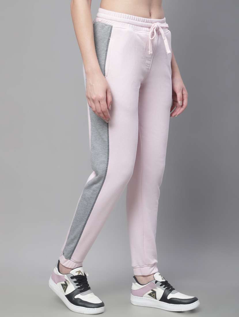 pink cotton blend track pants - 19950741 -  Standard Image - 2