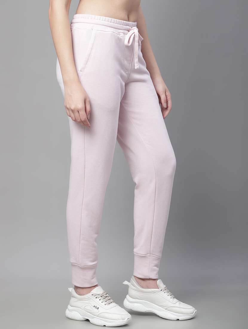 pink cotton blend track pants - 19950747 -  Standard Image - 2