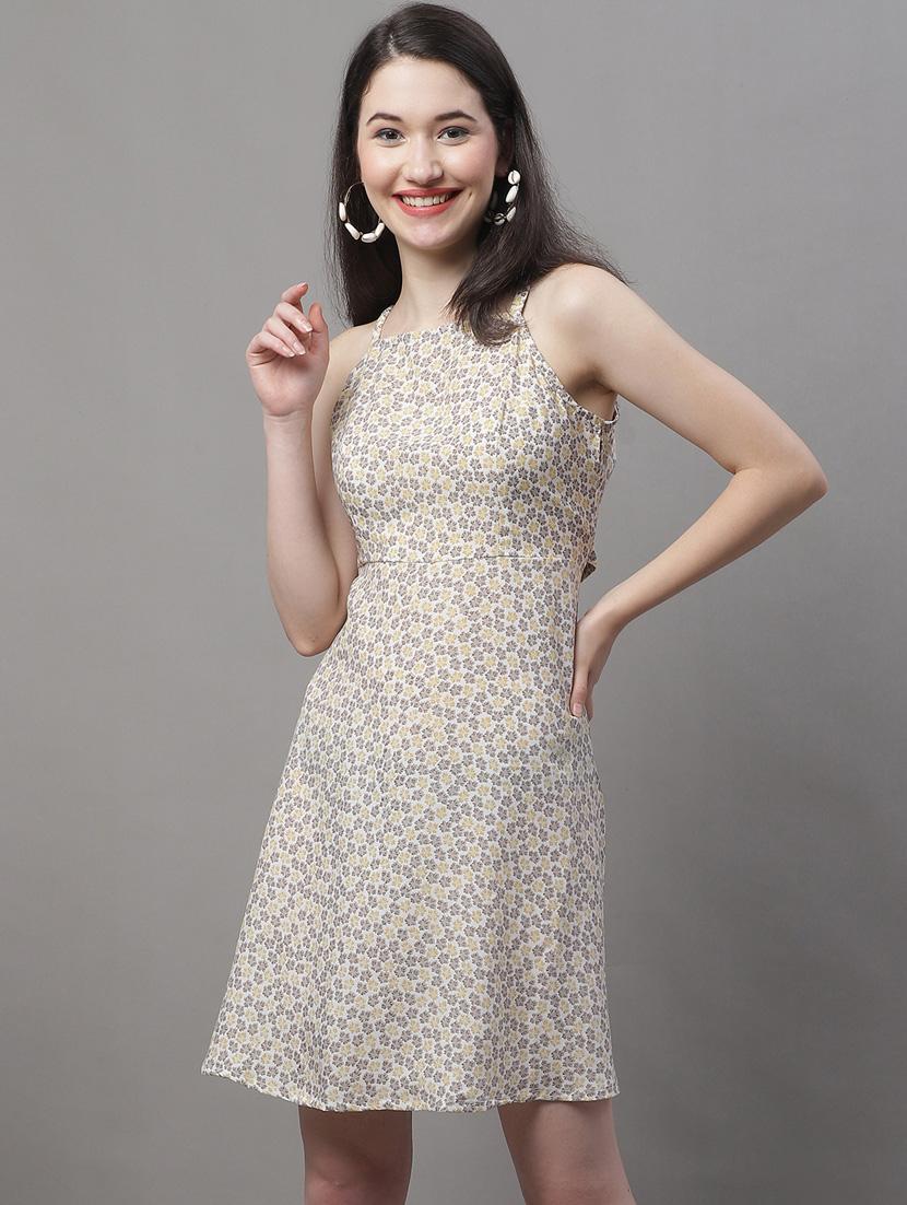 women's fit & flare solid dress - 19950827 - Zoom Image - 0
