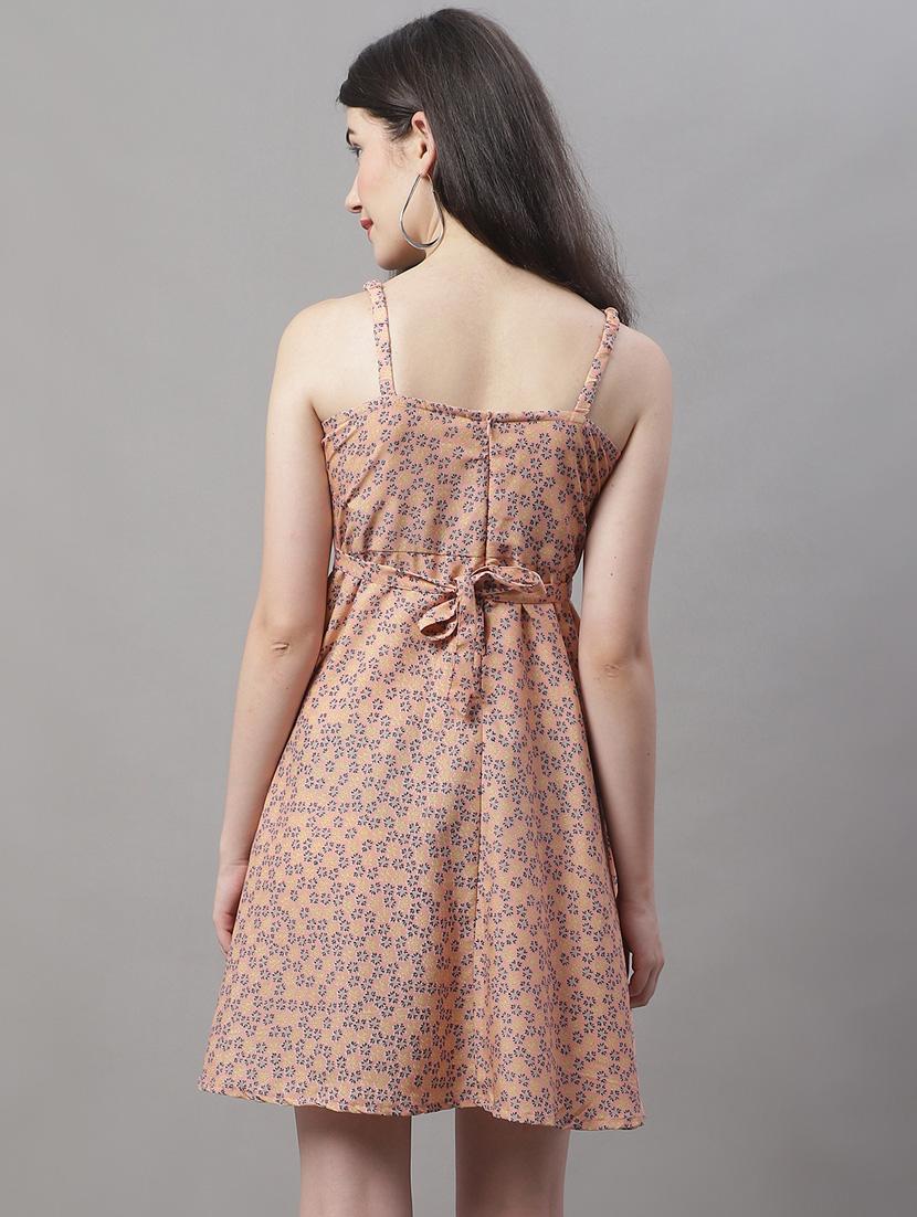 women's fit & flare solid dress - 19950828 - Standard Image - 2