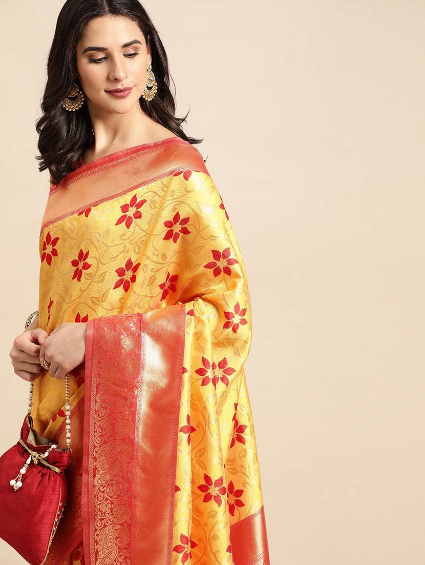 women's banarasi saree with blouse - 19954344 -  Standard Image - 2