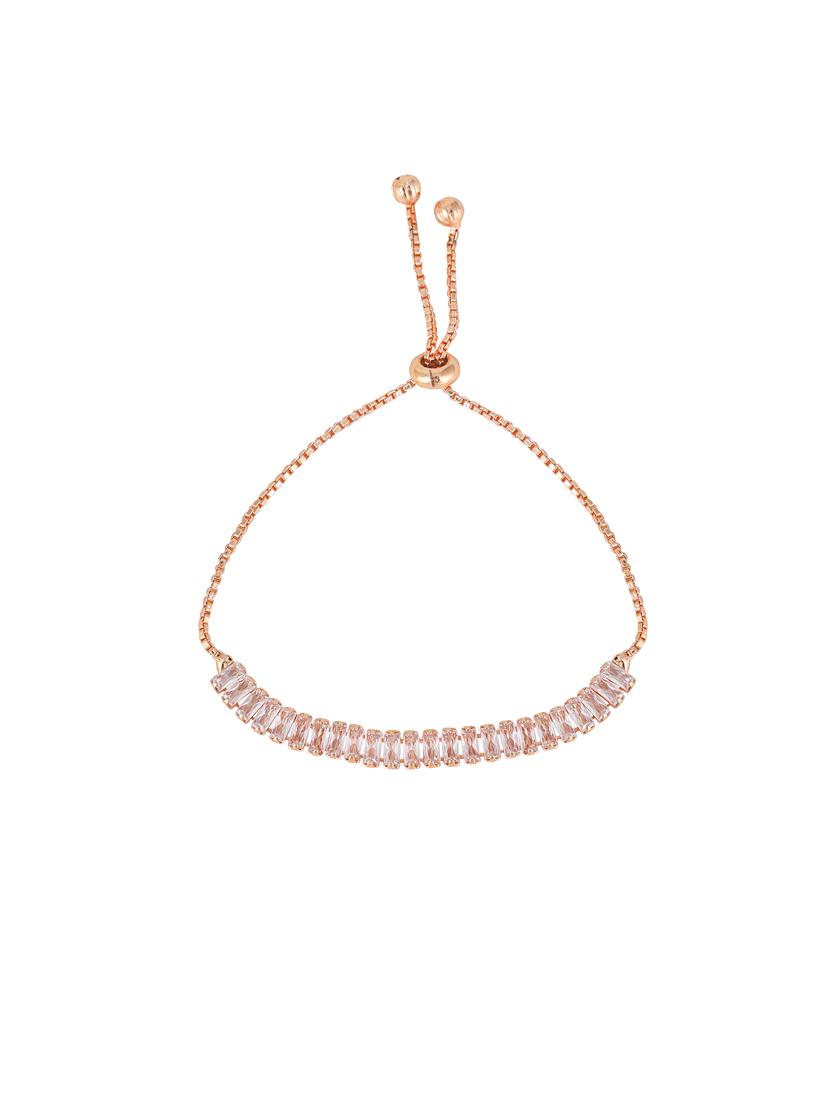 zaffrecollections ad rose gold necklace set with bracelet for girls and women - 19955280 - Standard Image - 2