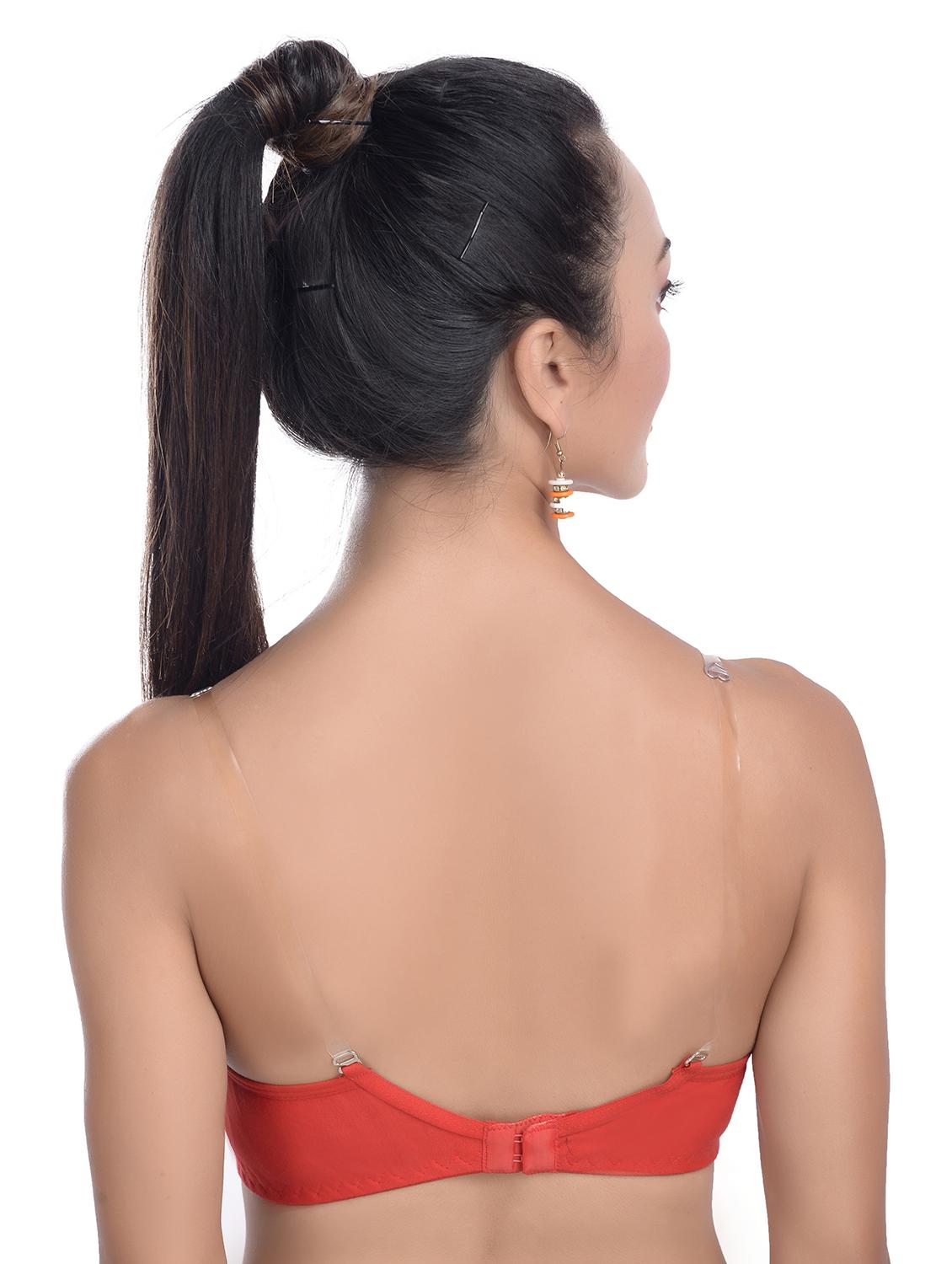 red cotton regular bra - 19955306 - Standard Image - 2