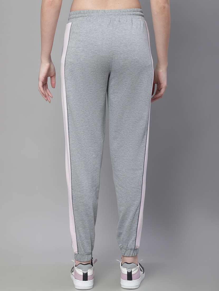 grey cotton blend track pants - 19956644 -  Standard Image - 2