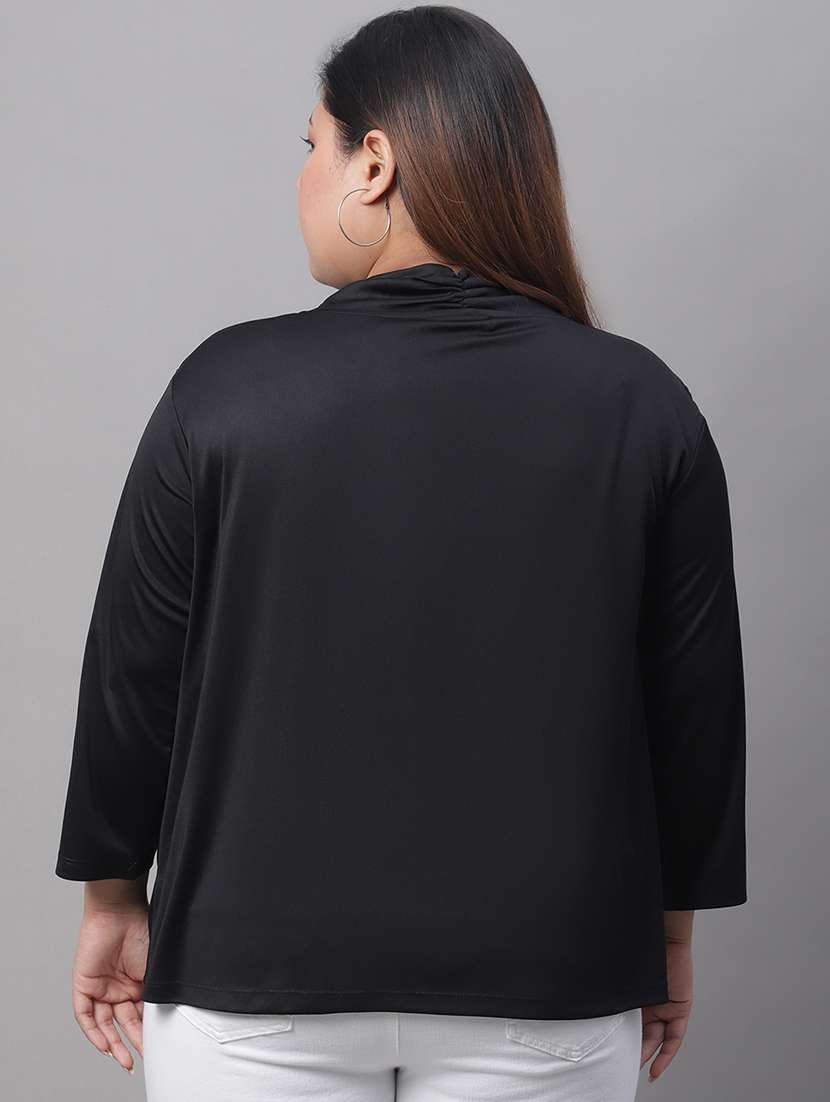 black solid regular shrug - 19956696 -  Standard Image - 2